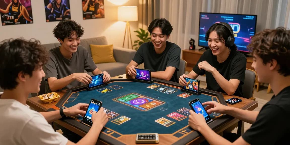 Teen Patti gold game apk in an engaging multiplayer online gaming scene with friends and vibrant graphics.