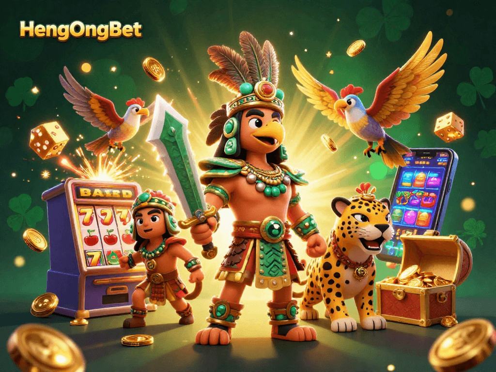 Experience thrilling jackpots and excitement with HengOngBet's vibrant gaming scene full of action and rewards.