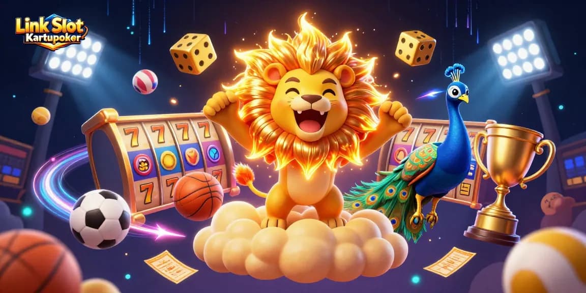 Win big with Link Slot Gacor Kartupoker as the vibrant casino scene erupts with action!