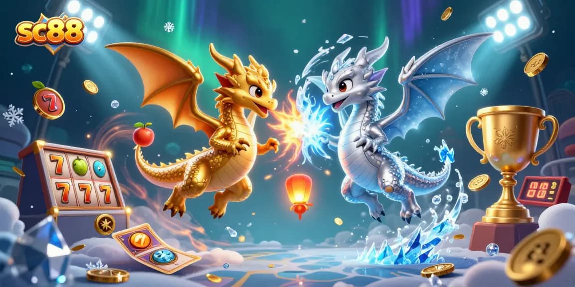 Engage with sc88's thrilling slot action featuring golden dragons and jackpot elements.