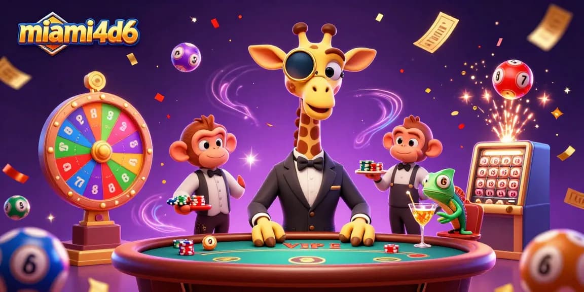 Experience excitement at miami4d6 with high-stakes gambling and vibrant prizes in a lively casino scene.