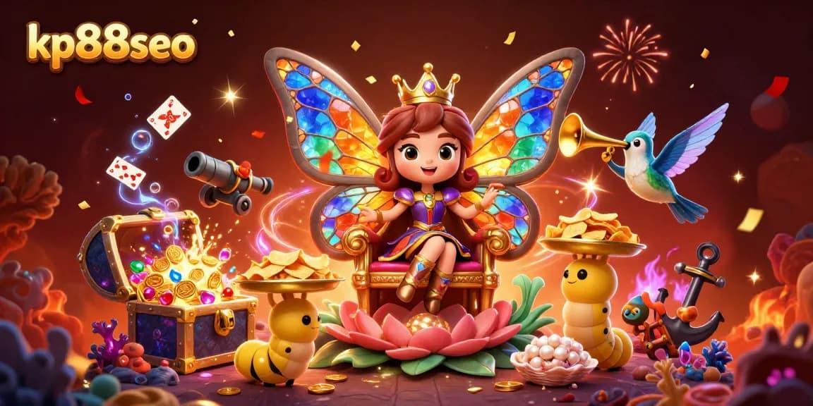 Engage in thrilling gameplay at kp88seo, featuring vibrant royalty amid casino enchantment.