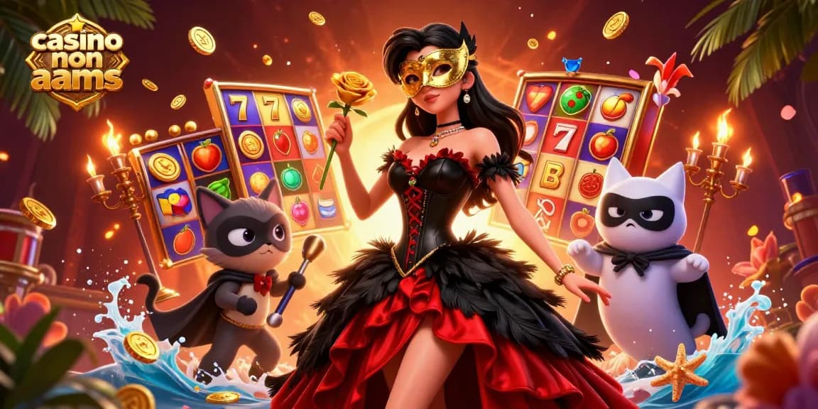 Vivi il brivido del casino non aams con personaggi straordinari tra rulli di slot vibranti e monete d'oro.