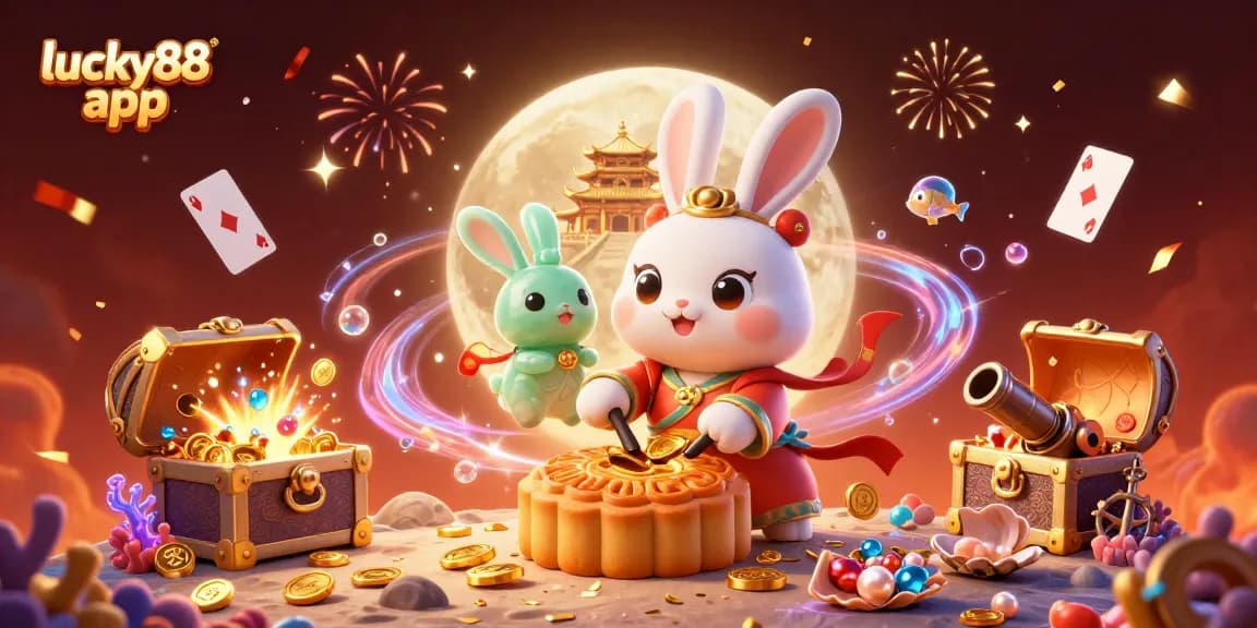 Engage with the thrilling lucky88 app experience featuring vibrant casino-themed elements and enchanting characters.