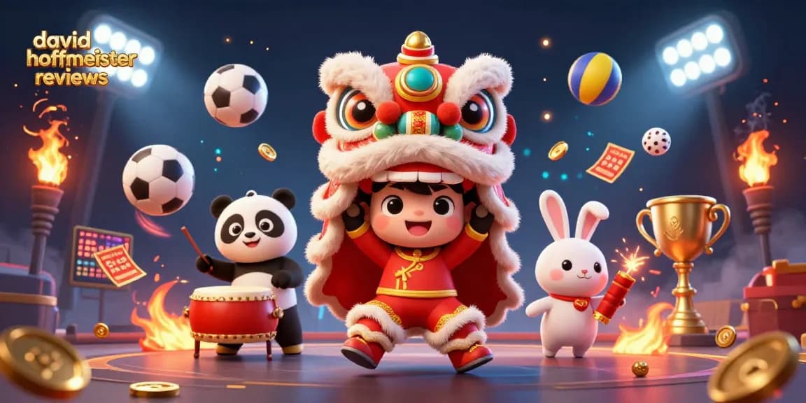 david hoffmeister reviews lively lion dance performance amid dynamic gambling action