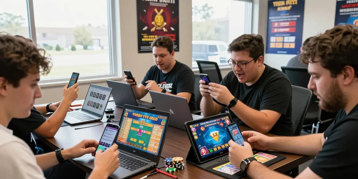 Players excitedly compete in Teen Patti Gold, click to download the APK and join the fun.