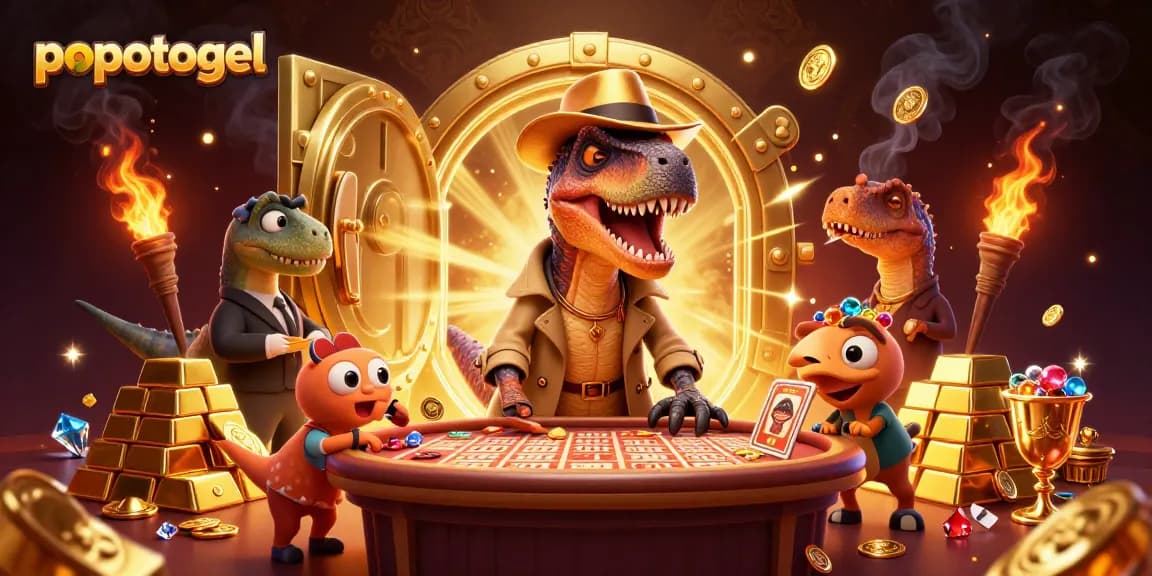 Experience thrilling wins with popotogel's exciting lottery action, featuring engaging cartoon characters.
