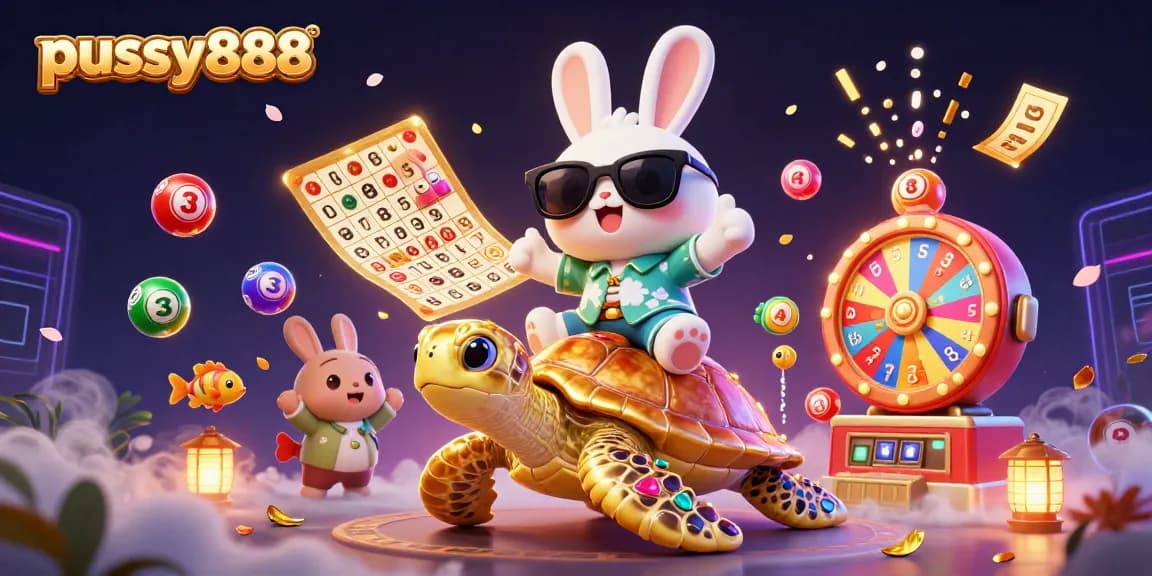 Pussy888 brings excitement to players with animated characters on a vibrant gaming scene.