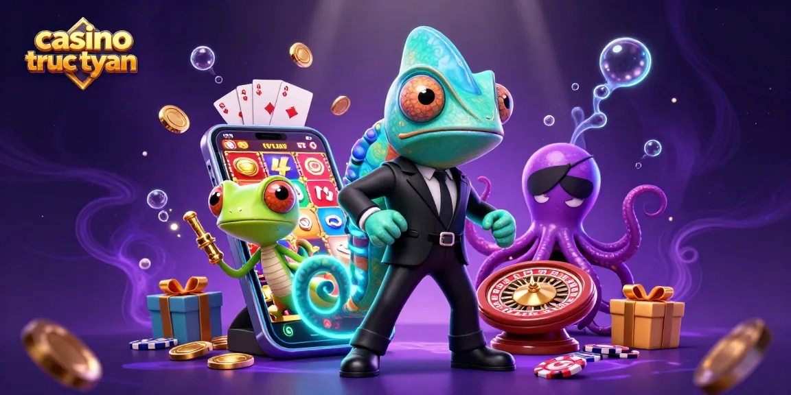 Experience bright casino truc tuyen action with a chameleon agent, tech-savvy gecko, and mischievous octopus.