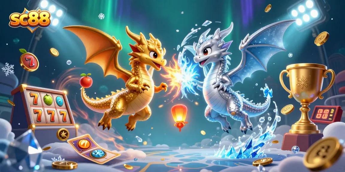 Engage with sc88's thrilling slot action featuring golden dragons and jackpot elements.