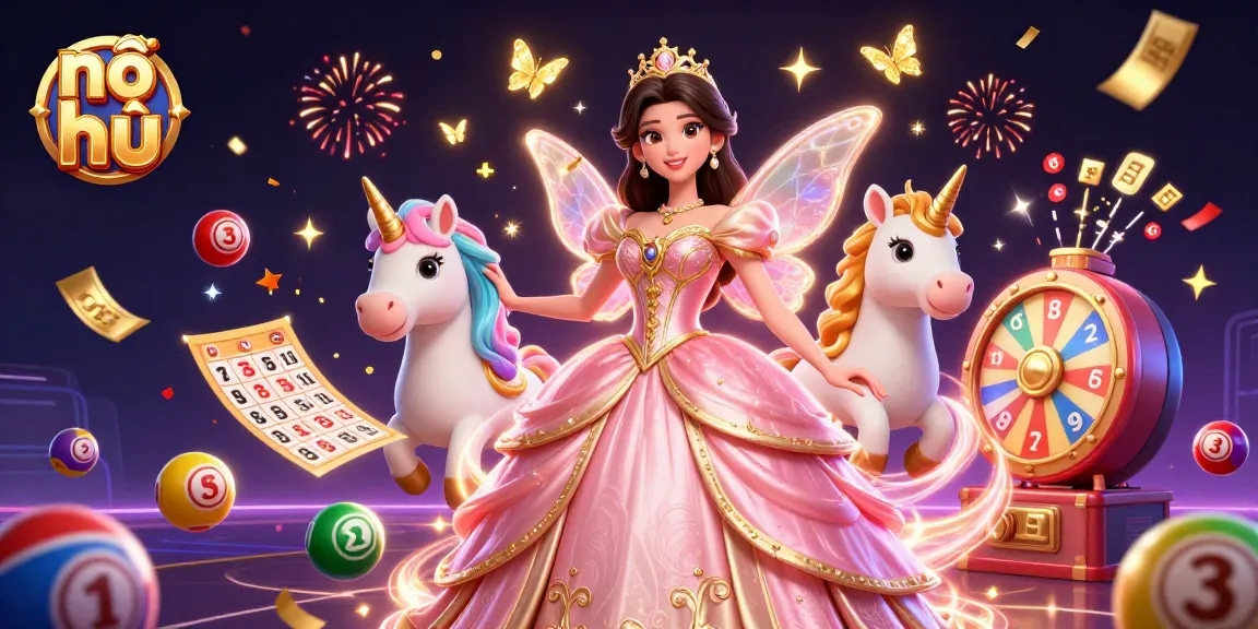 Engage with nổ hũ jackpot excitement featuring a glamorous casino scene with vibrant game elements.