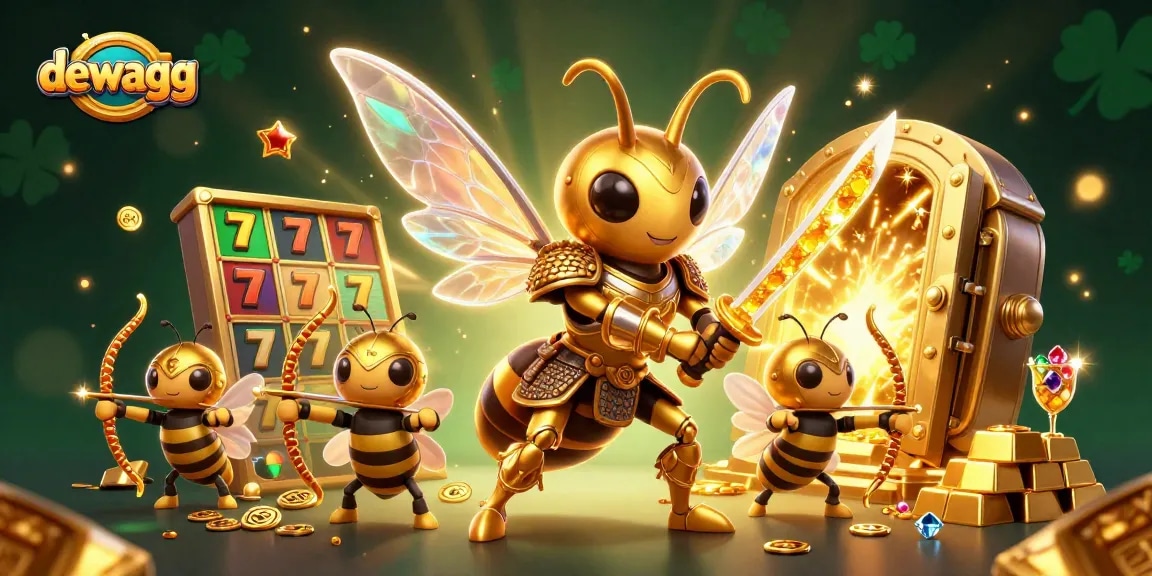 Dewagg slot games thrive amidst golden treasures and dynamic visuals, enhancing gamblers' excitement.