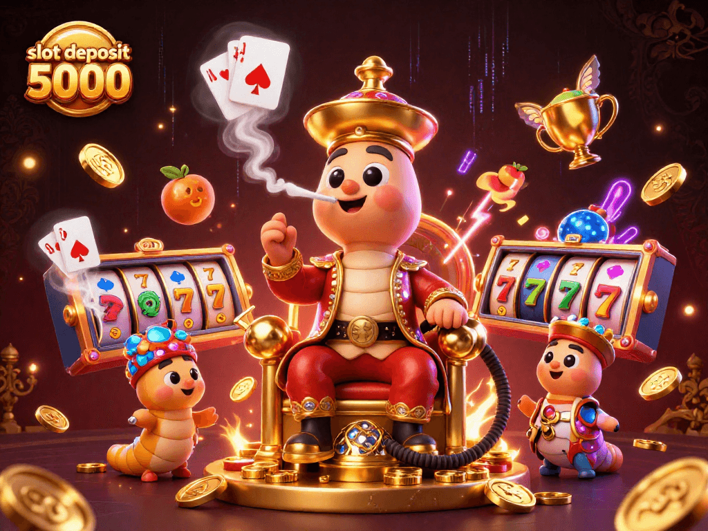Gali keseruan bermain slot deposit 5000 dengan suasana ceria dan peluang jackpot.