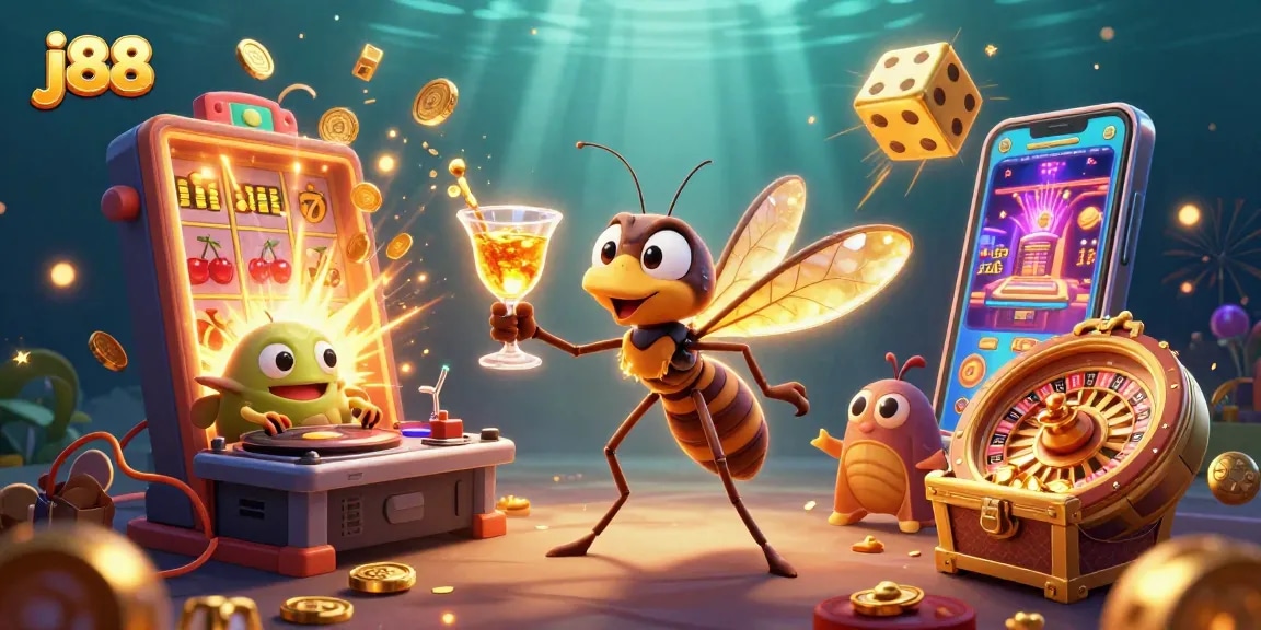 Experience the thrill of j88 gaming with an immersive, vibrant casino scene