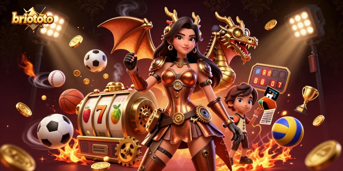 Briototo showcases a thrilling casino scene with vibrant games and dynamic betting elements.