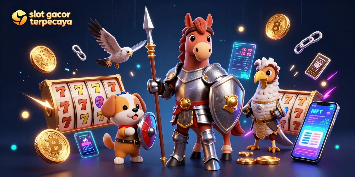 Memainkan slot gacor terpercaya dengan simbol keberuntungan dan elemen kasino modern.
