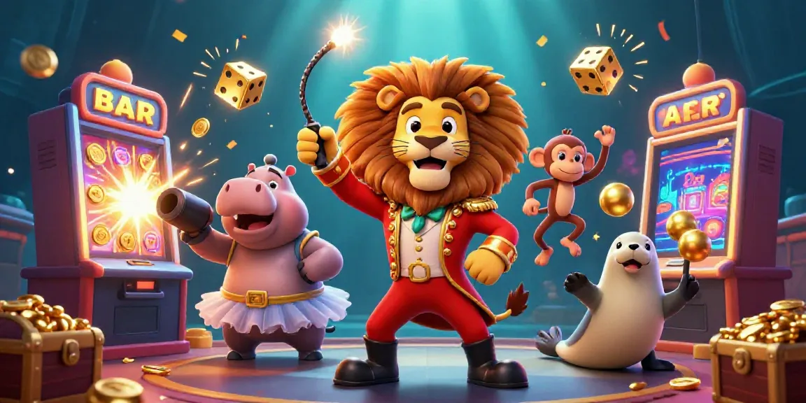 Experience the thrill of 23WIN casino with vibrant characters, jackpots, and festive atmosphere.