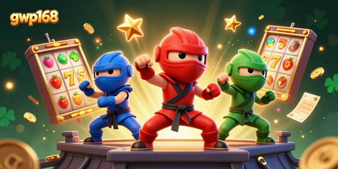 Fitur menarik gwp168 dengan karakter ninja chameleon beraksi di kasino slot modern.