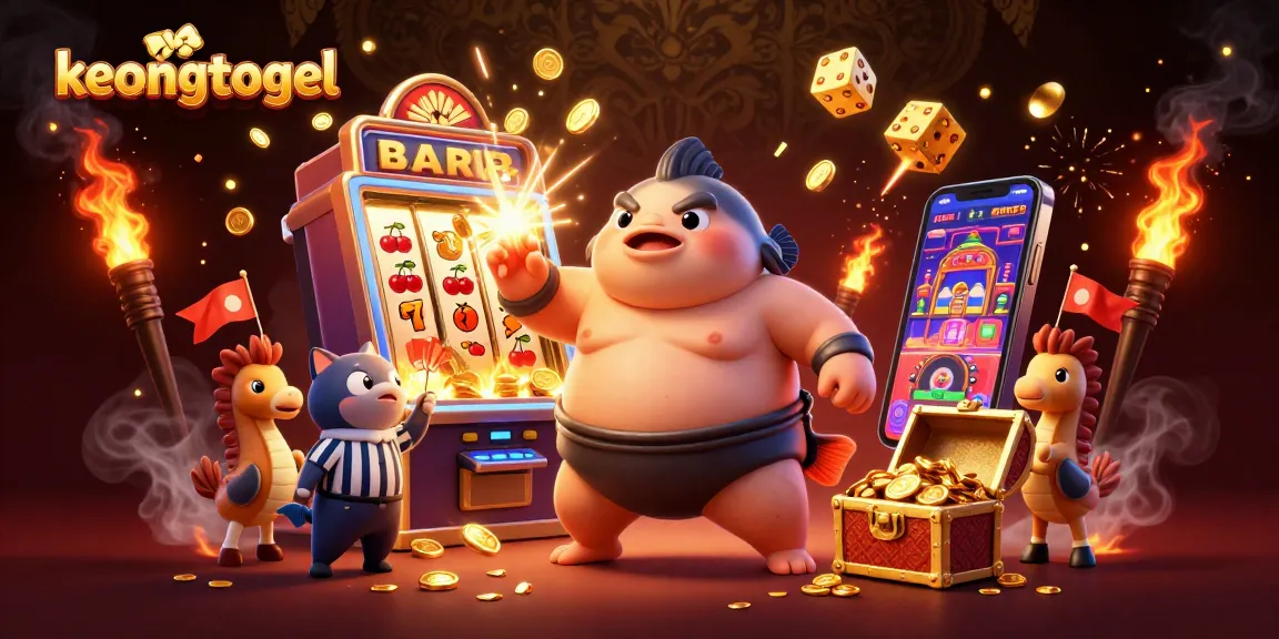 Spin to win with keongtogel's vibrant slot machine explosion and exciting characters!