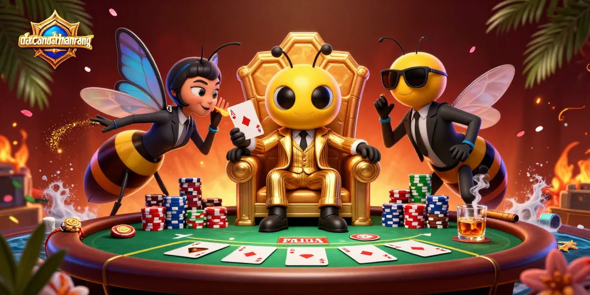 Experience thrilling games at dacsandatphanrang, where the buzzing bumblebee mob boss rules the poker table.