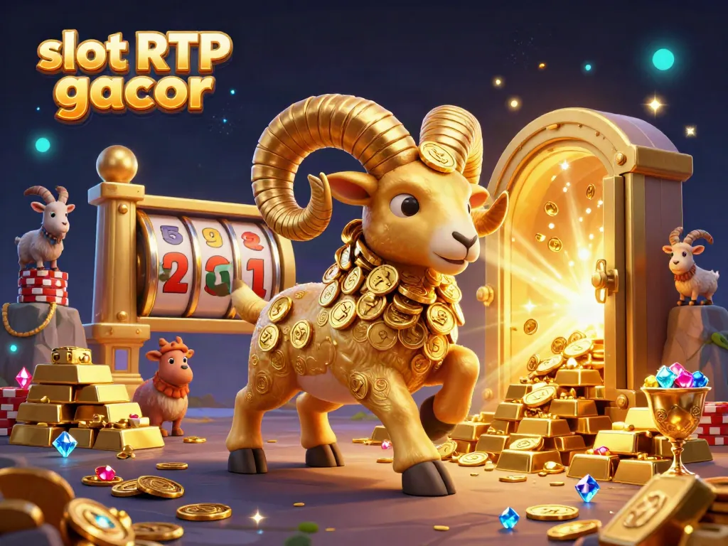 Menyaksikan slot RTP gacor, simbol dan kemenangan berlimpah dalam ilustrasi yang memukau di kasino.