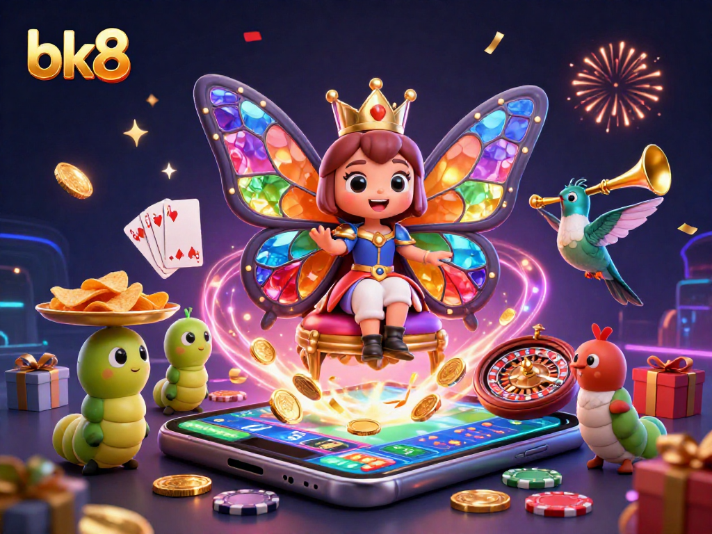Engage in thrilling sports betting with bk8 represented through colorful visuals and dynamic game elements.