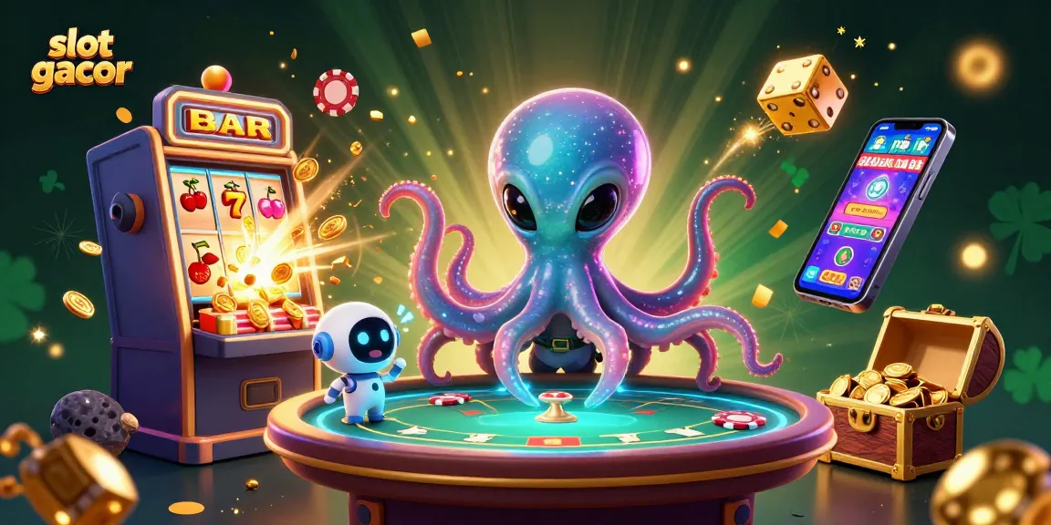 Menangkan slot gacor dengan alien oktopus 3D dalam pertempuran kasino yang unik dan futuristik.