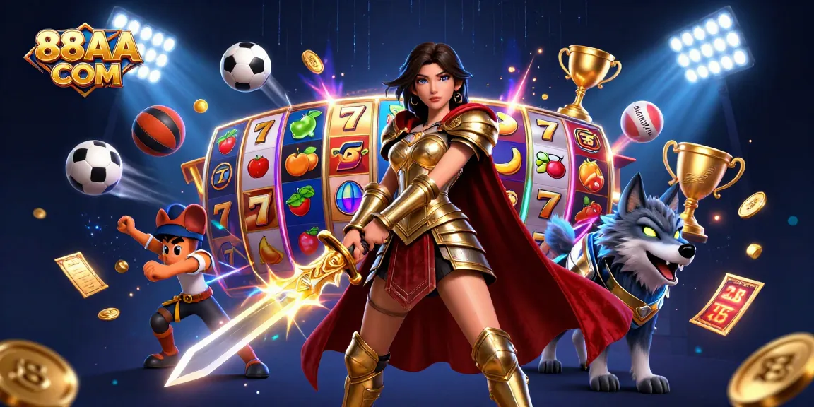 Experience the thrill of gaming with 88AA COM, showcasing dynamic casino action and stunning visuals.