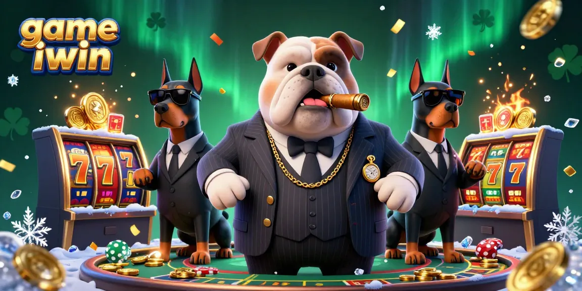 Experience thrilling action with game iwin in a vibrant casino scene featuring animated characters and slot elements.