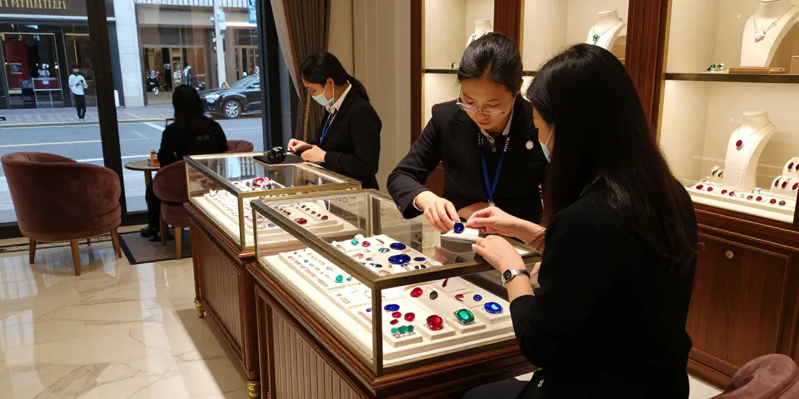 Gemstone selection experience at https://www.mygemspot.com showcasing luxury and variety.