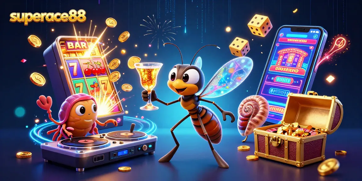 Win big with superace88 at a colorful virtual casino bursting with exciting game elements.