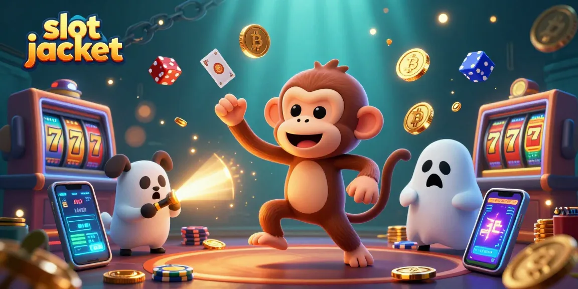 Mainkan slot jackpot dengan keberuntungan dari hantu dan monyet nakal di kasino hantu.