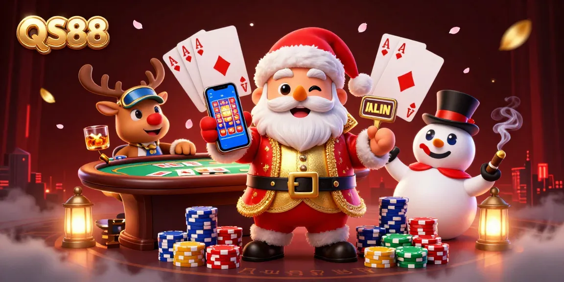 Enjoy exciting gaming with QS88's vibrant casino scene featuring poker and jackpot slots.