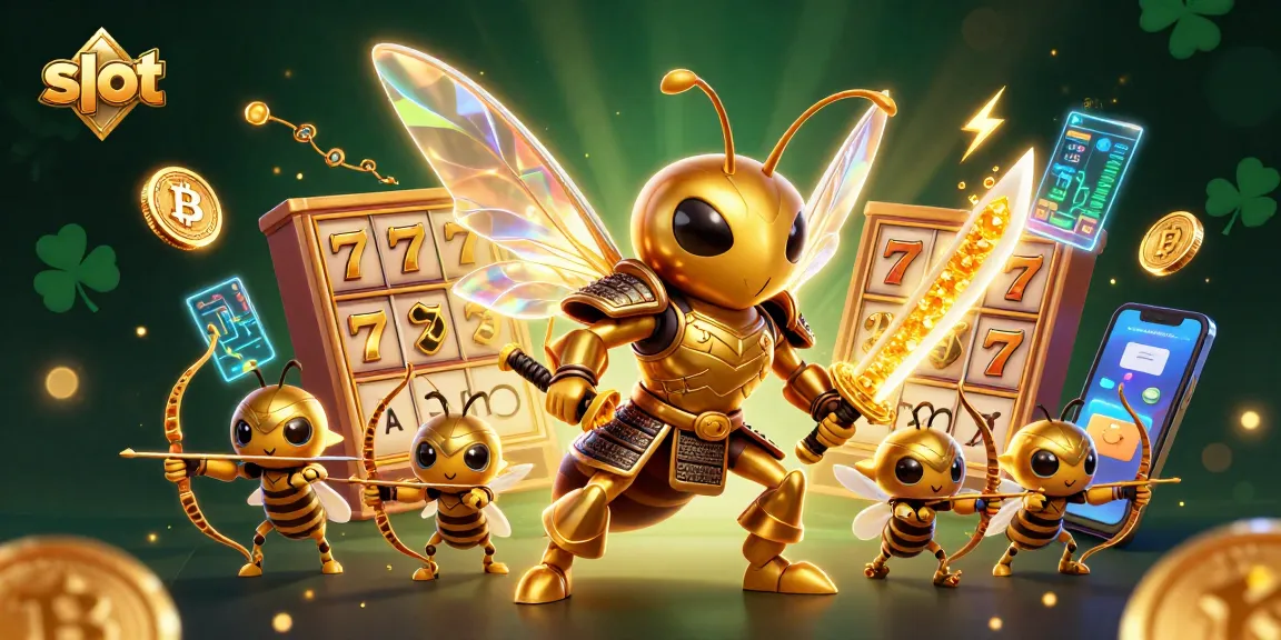 Putar slot yang menyenangkan dengan slot reels dan jackpot di lingkungan cerah dan berwarna-warni.