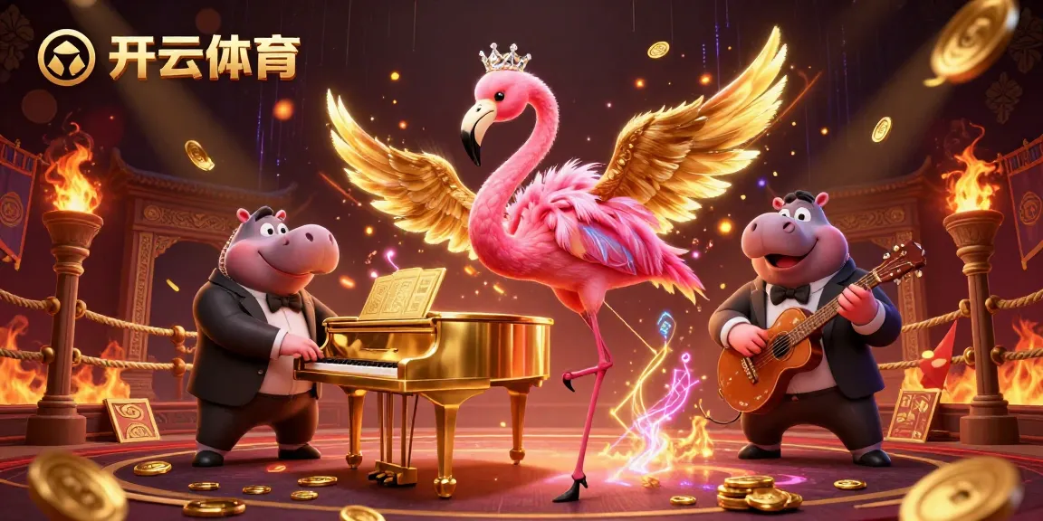 Experience thrilling gaming action at 开云体育 with colorful casino elements and dynamic characters.