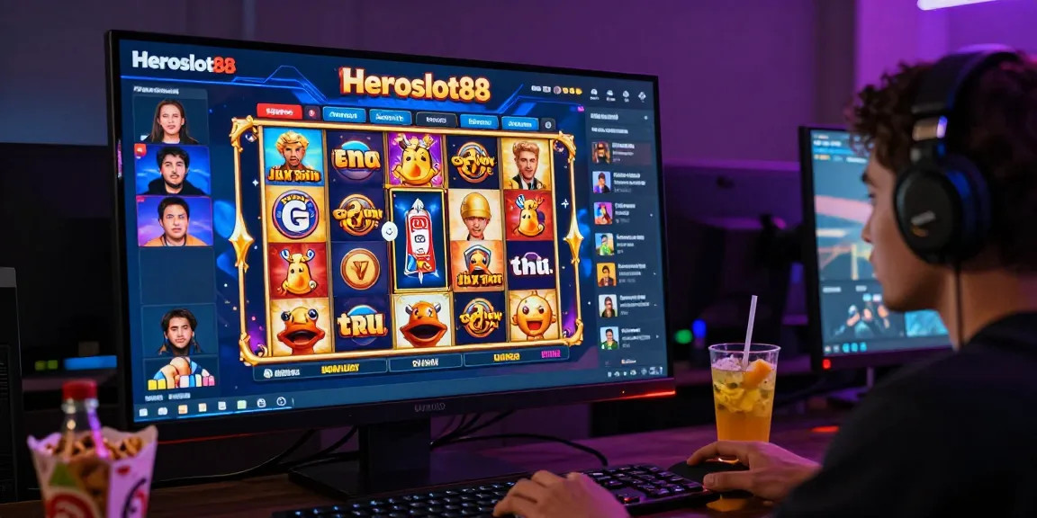 Permainan slot gacor Heroslot88 dengan visual menarik dan suasana ceria saat pengguna meraih jackpot.